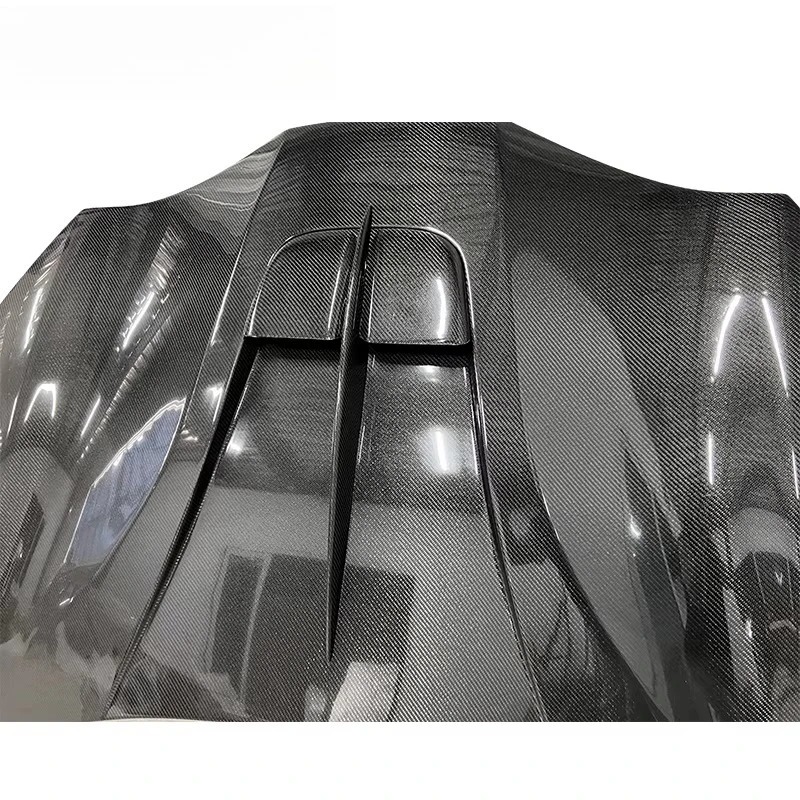 Light Weight MS Style Carbon Fiber Front Hood Front Bonnet for 488